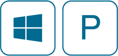 Windows + P