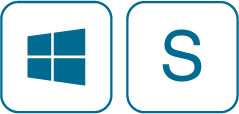 Windows + S