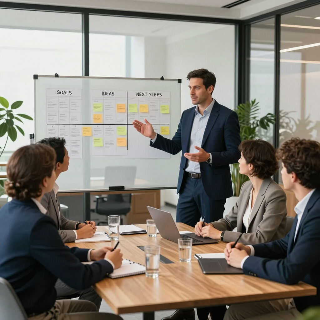 Sesión de coaching ejecutivo