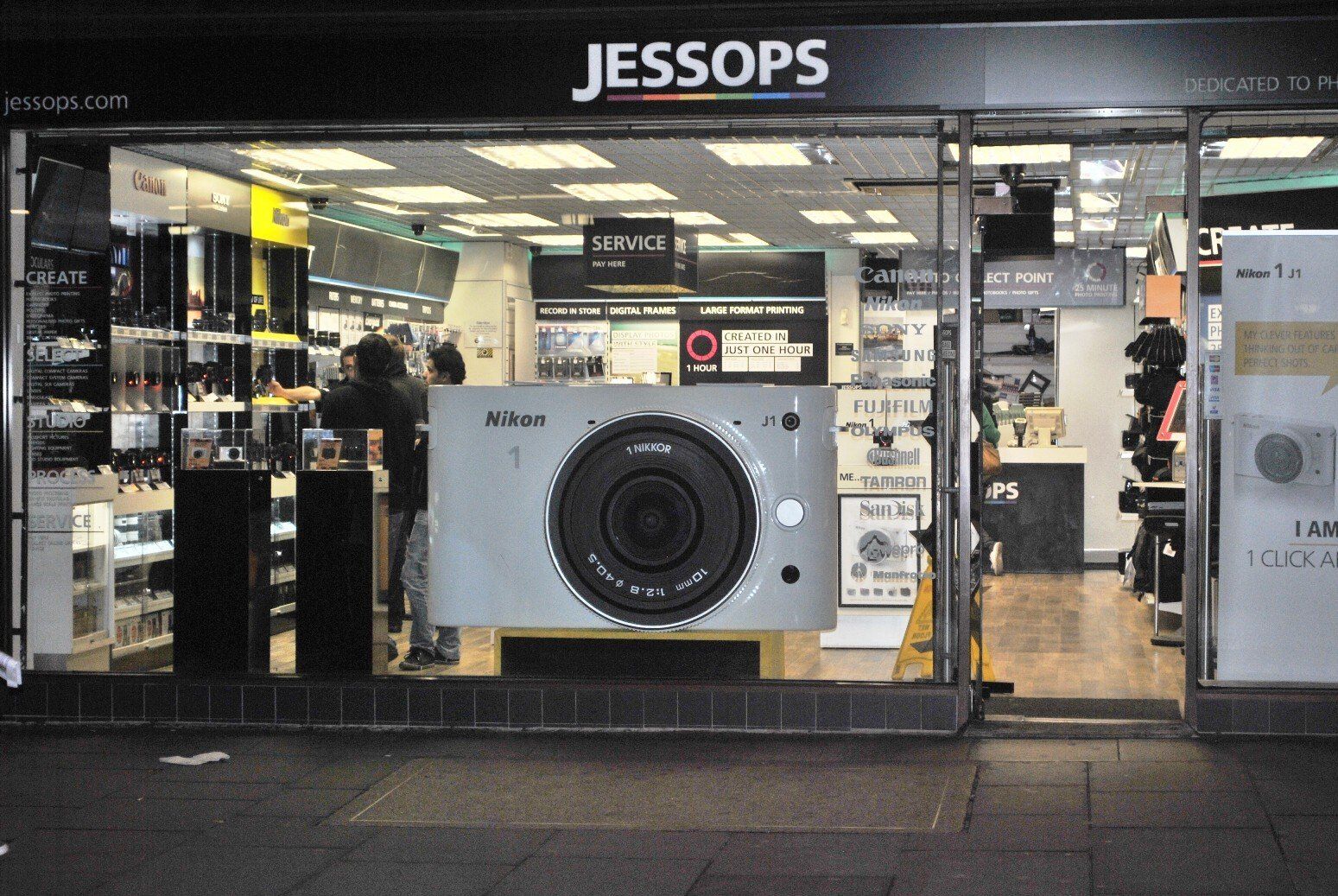 Nikon camera for Jessops window