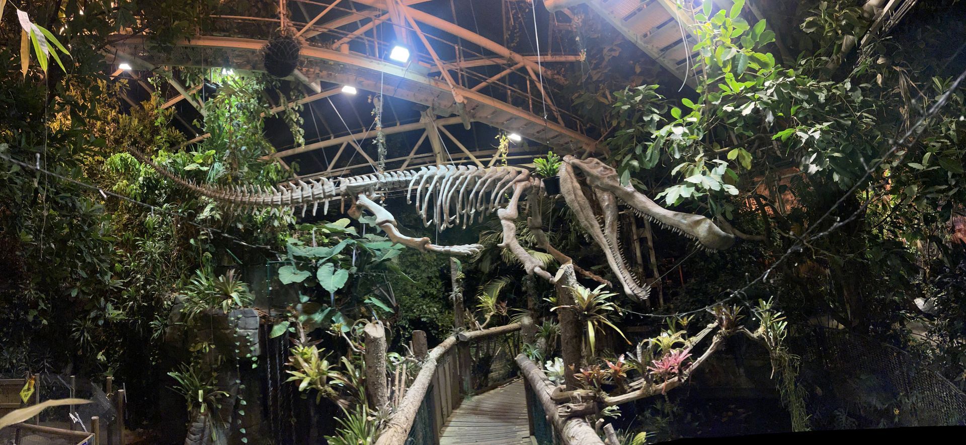 full scale prop making of dinosaur 