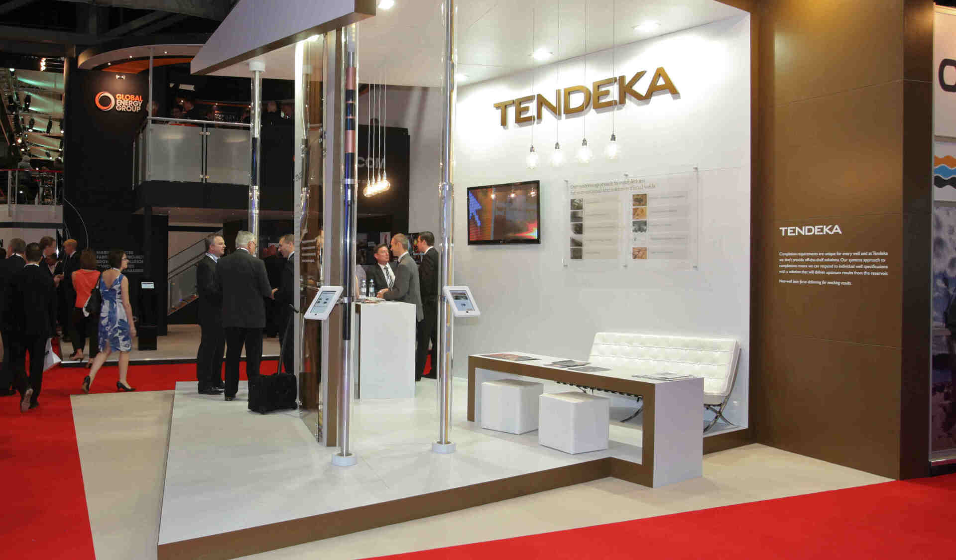 3D printed exhibition prop for Tendeka