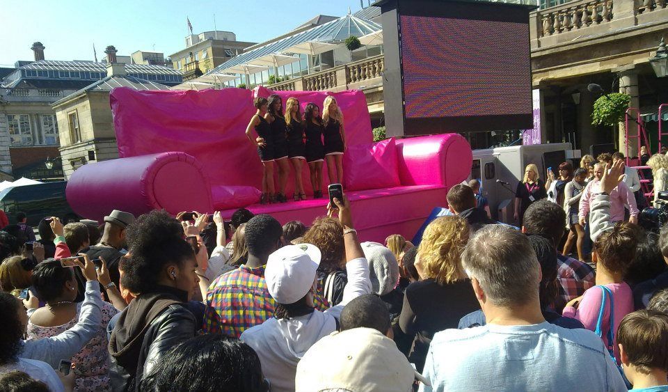 The Saturdays - Pink Coach