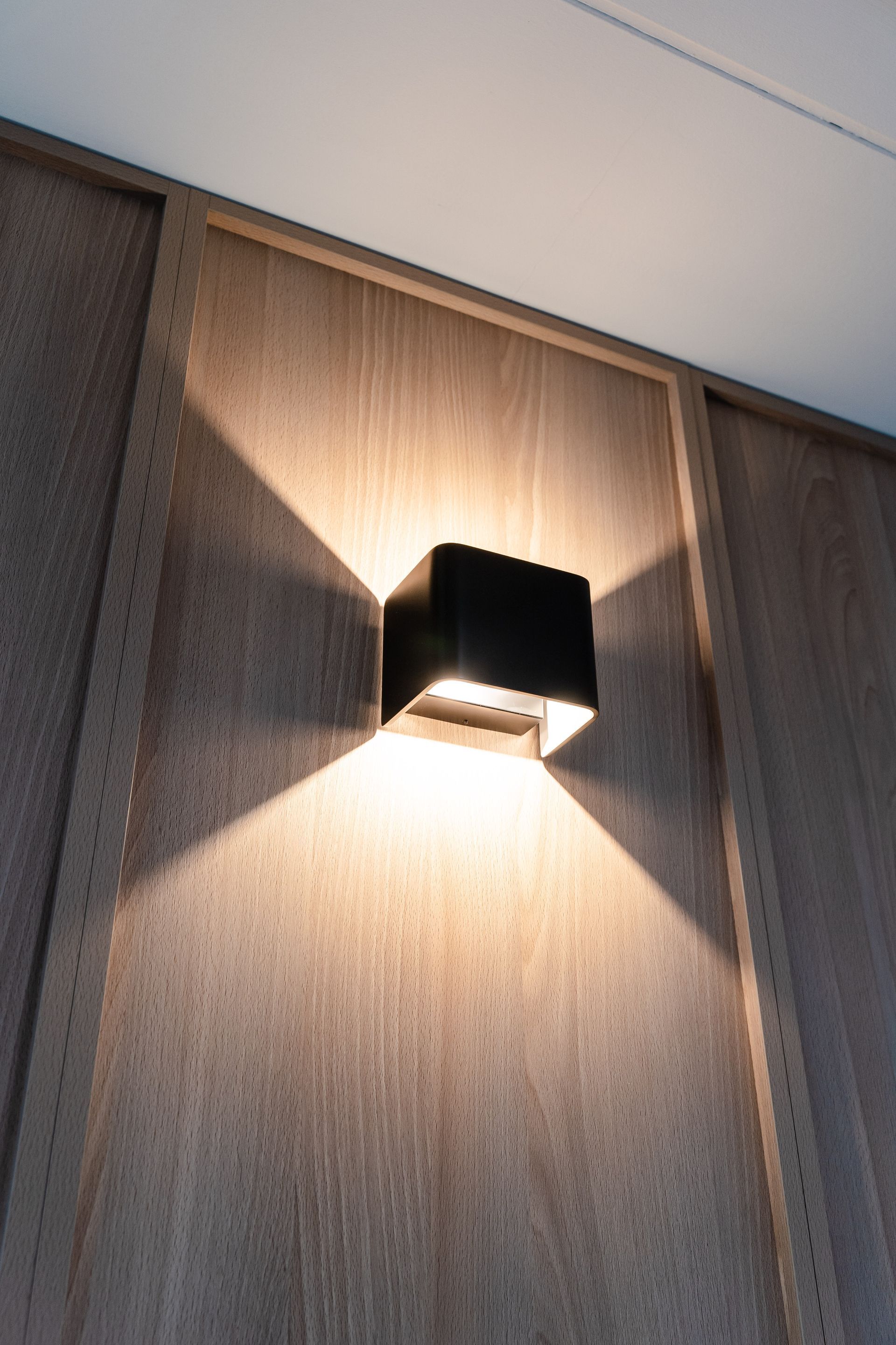 A Light Is Shining On A Wooden Wall – Brendale, QLD - DB Electrical