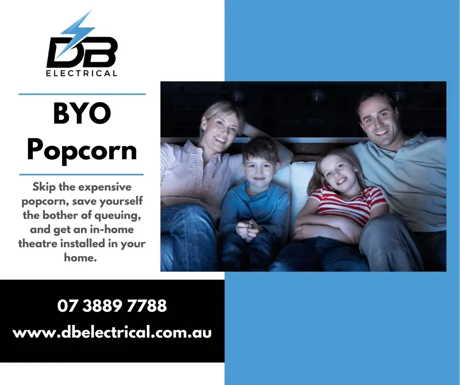 A Family Is Sitting On A Couch Watching A Movie – Brendale, QLD - DB Electrical