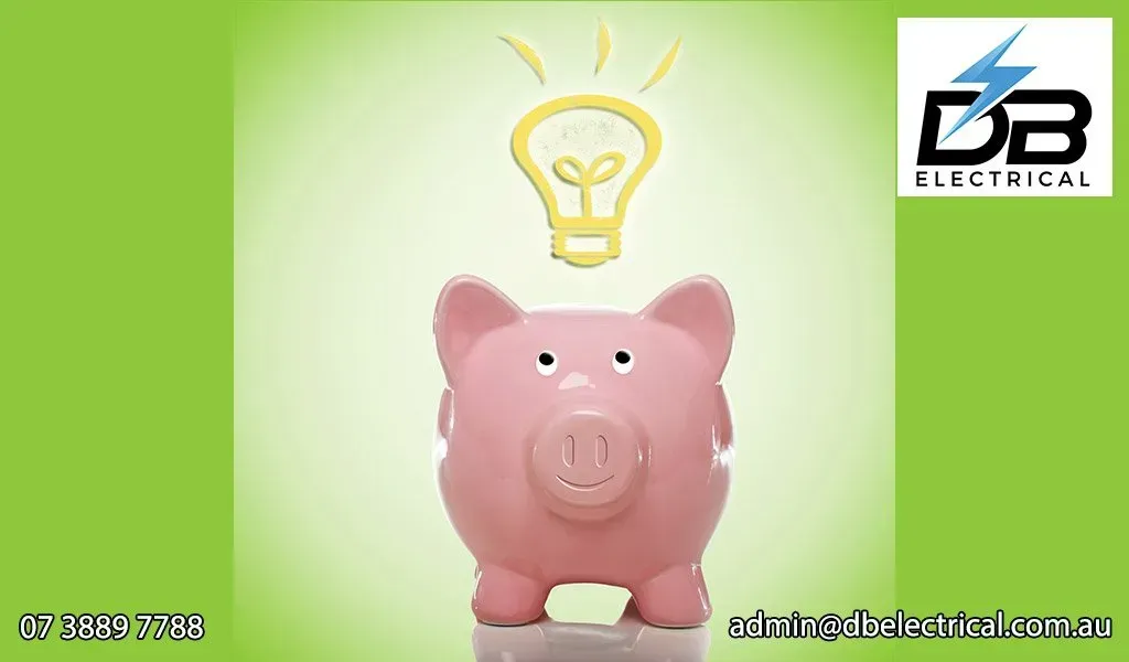 A Pink Piggy Bank With A Light Bulb Above It – Brendale, QLD - DB Electrical