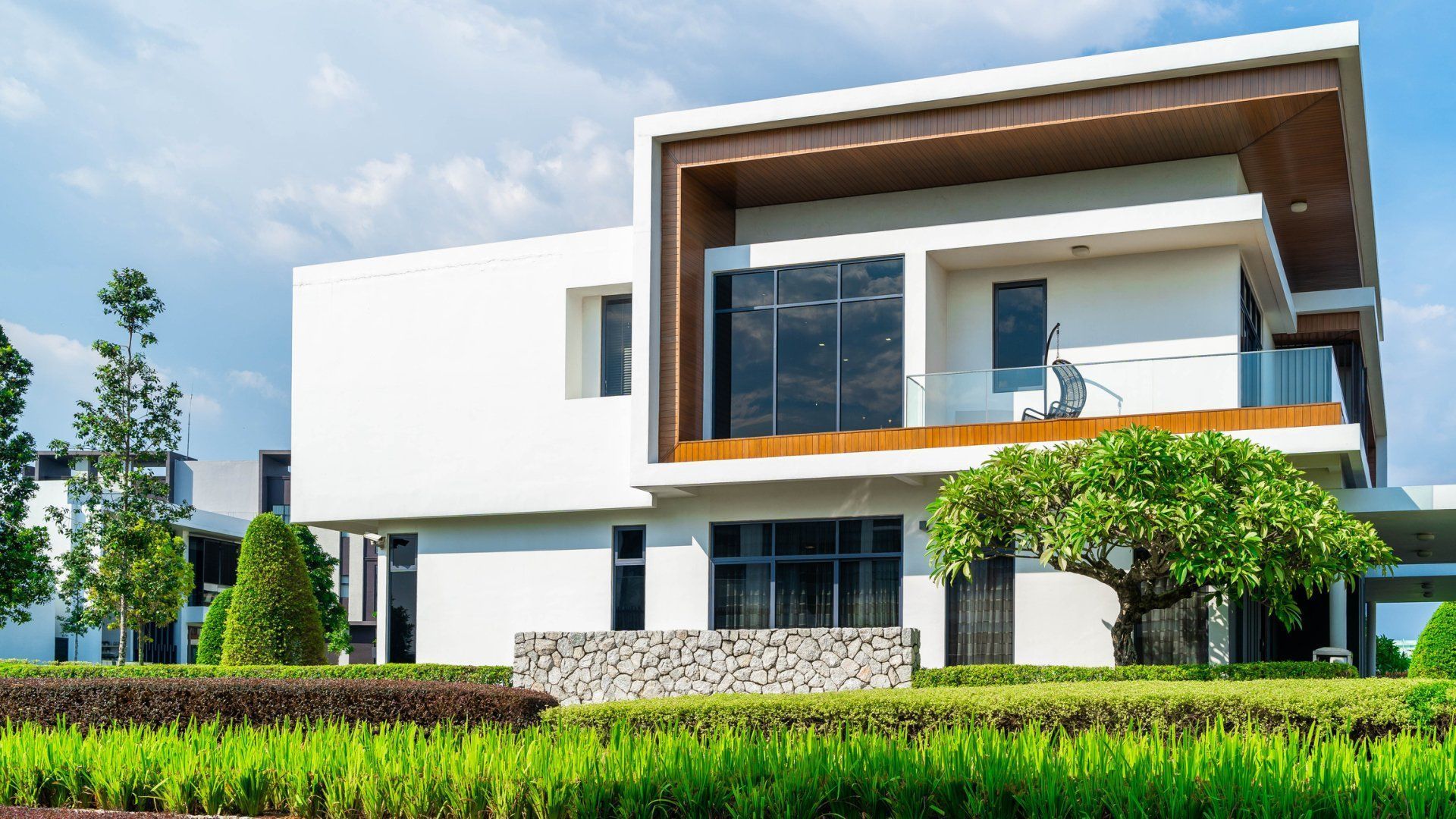 A Large White House With A Balcony And A Lot Of Windows – Brendale, QLD - DB Electrical