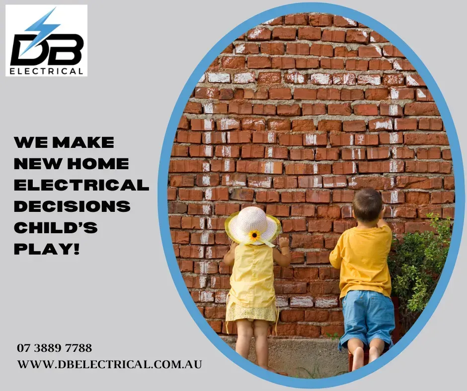 A Boy And A Girl Are Looking At A Brick Wall – Brendale, QLD - DB Electrical