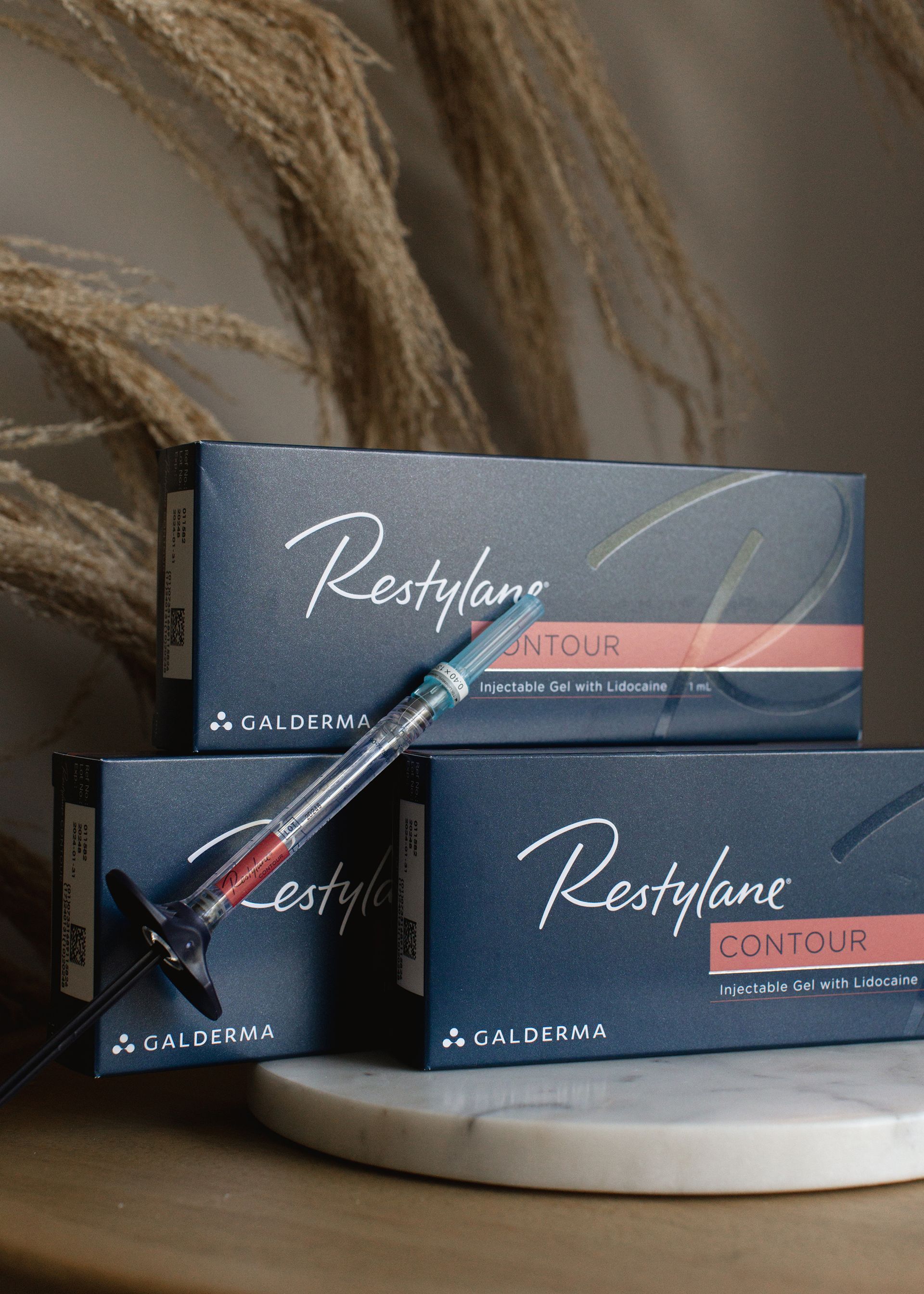 Boxes of Restylane Filler