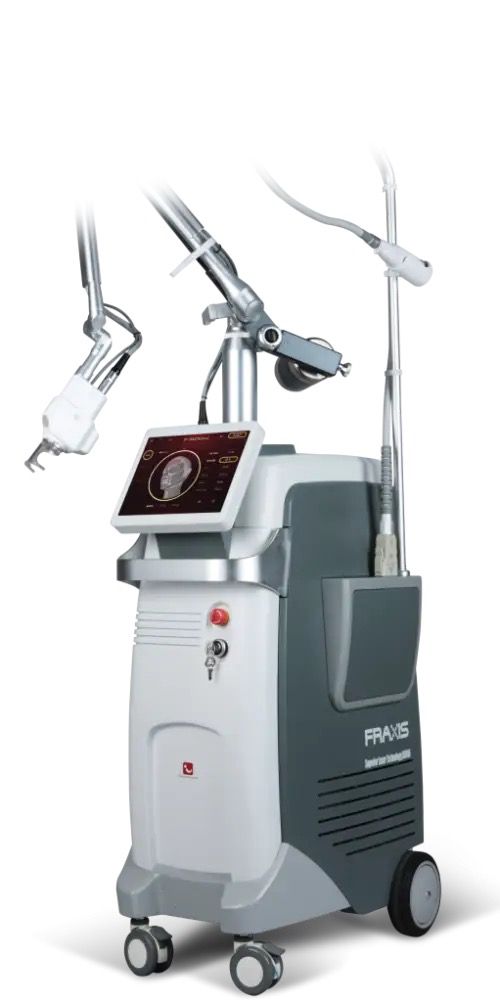 A laser machine for aesthetic treatments 