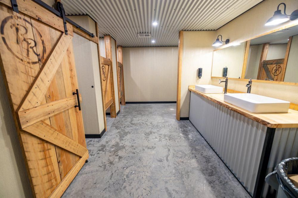Bathroom With Big Mirror In Kansas City