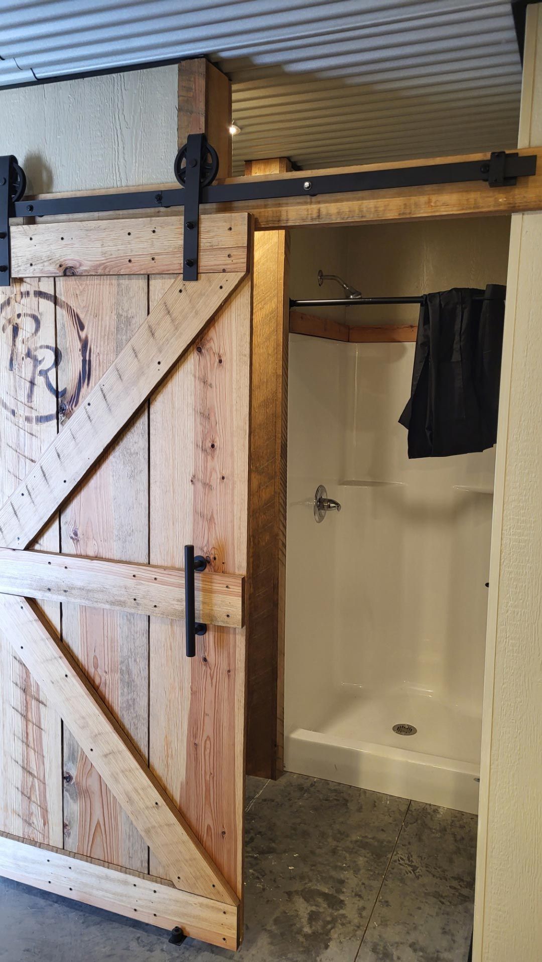 Shower Area In Workforce RV Park Kansas City
