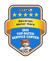 CARFAX logo with a gold star above and five gold stars below on a white background