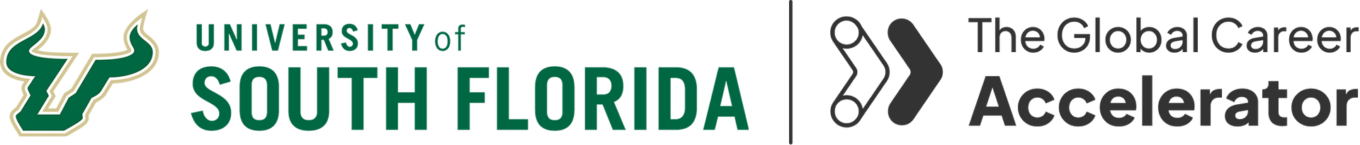 University of South Florida and Global Accelerator logos