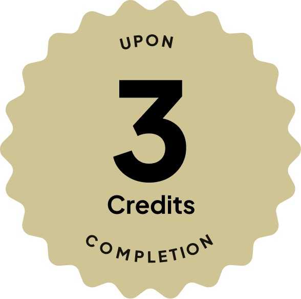 Badge: 4 Credits Upon Completion