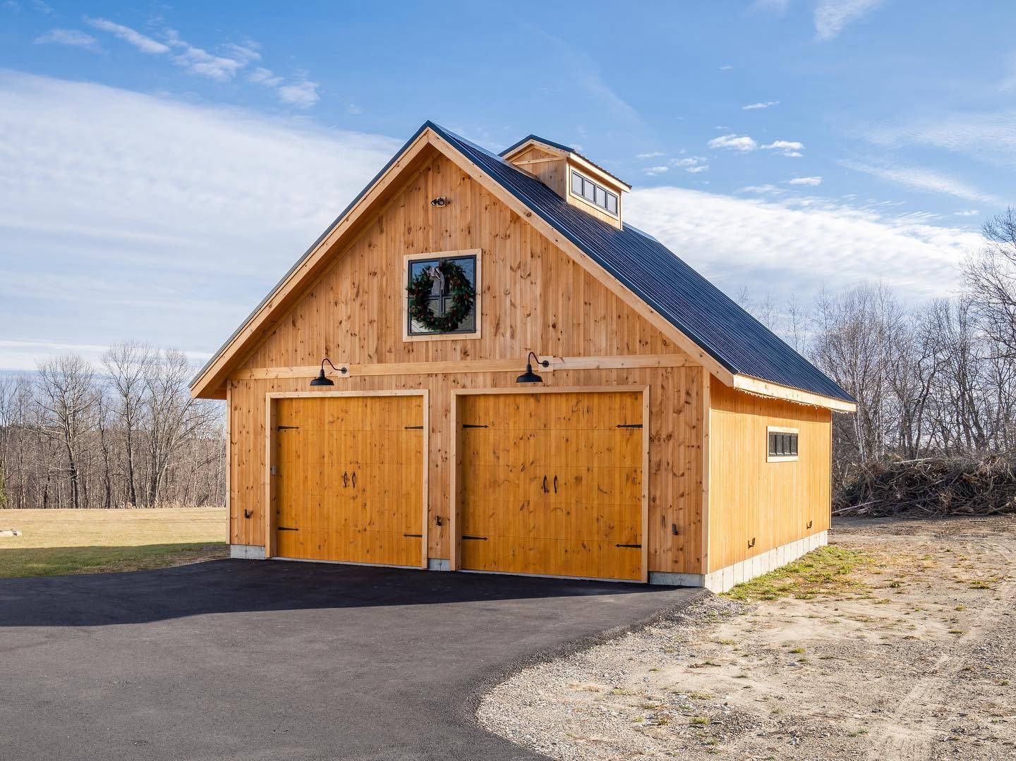 Constructed Wooden Garage Constructed Wooden Garage