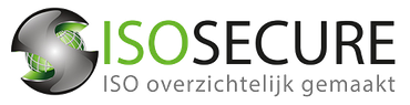 logo van isosecure wordt getoond op een witte achtergrond