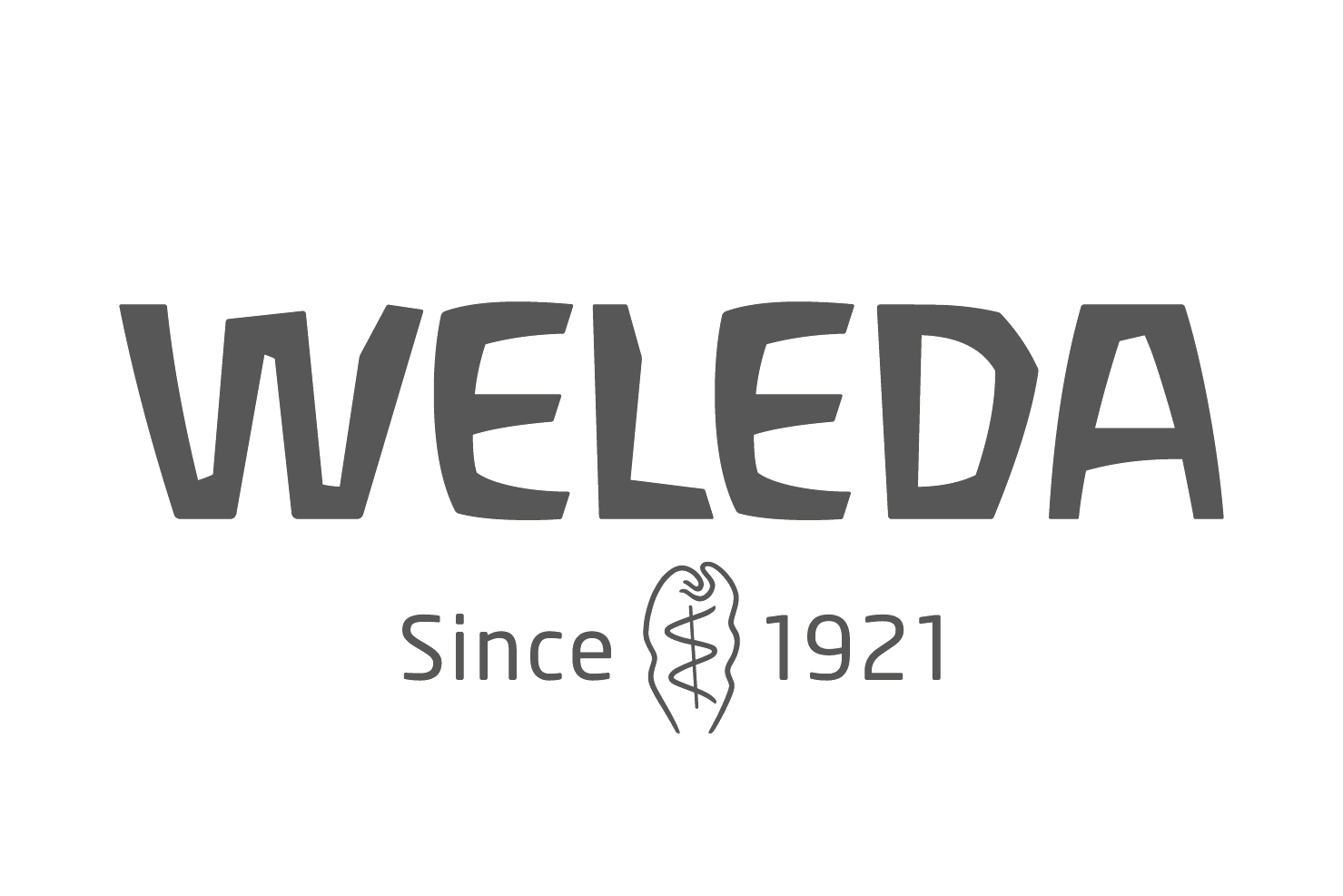 Het logo van Weleda