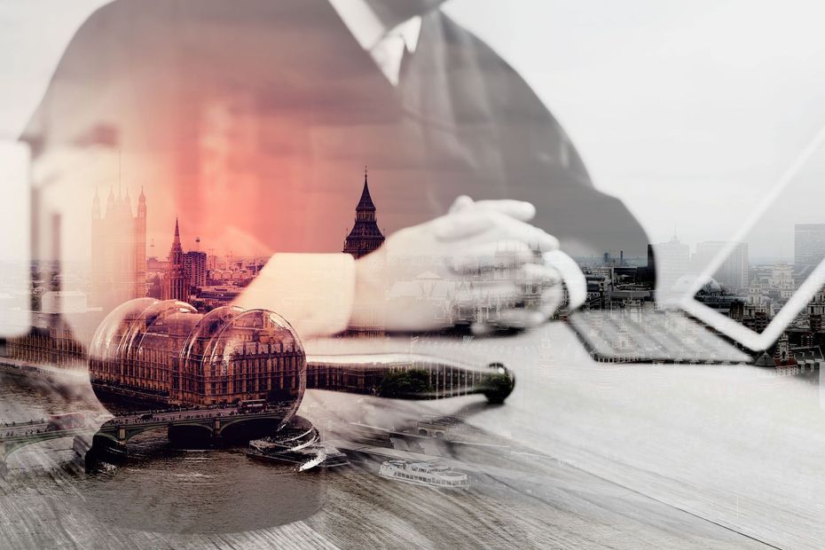 double exposure justice law concept judge