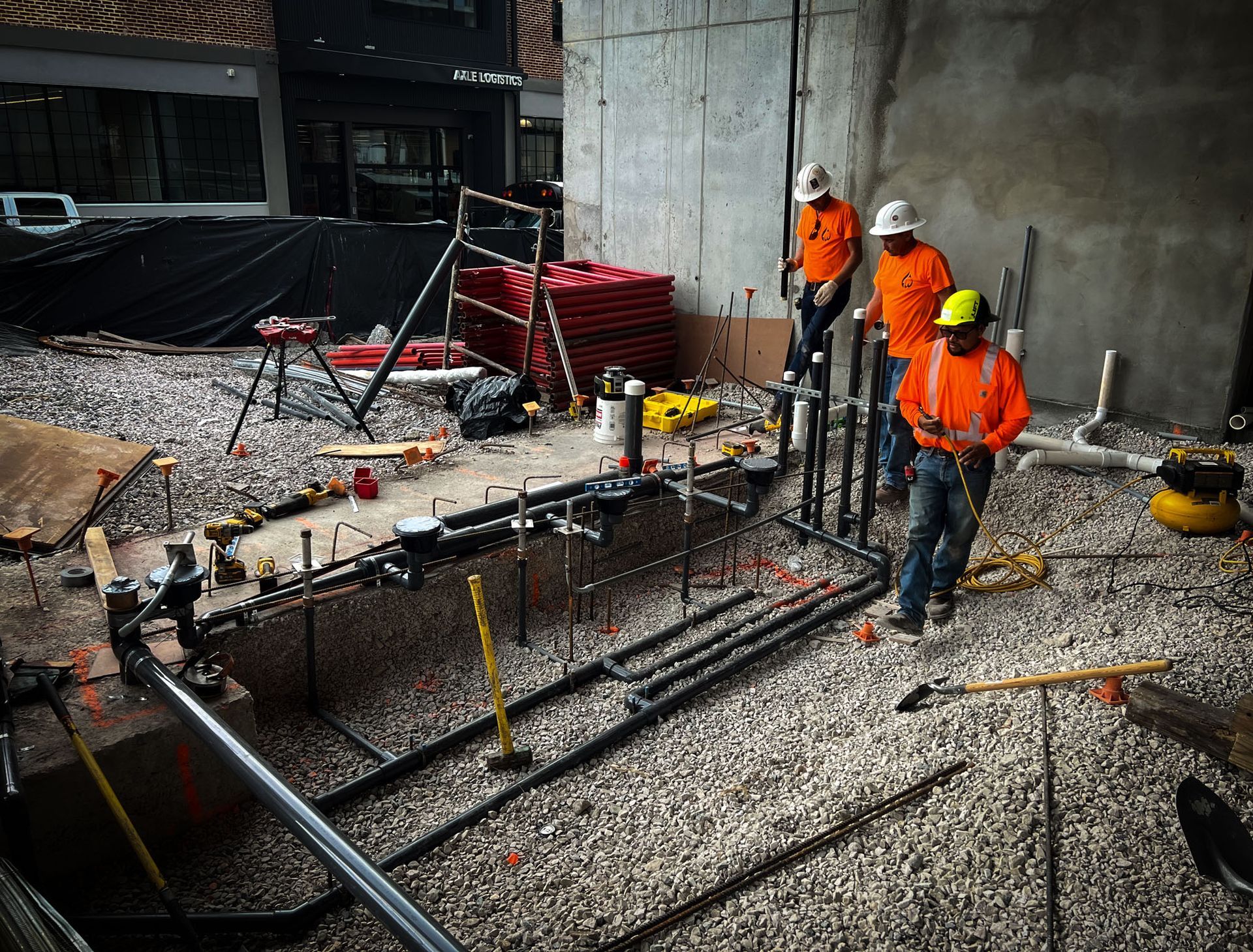 water feature construction - laughing waters