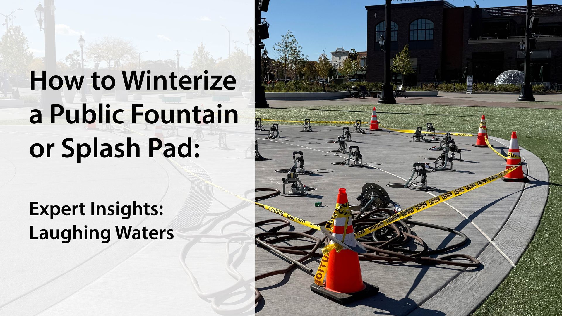 water feature construction - laughing waters