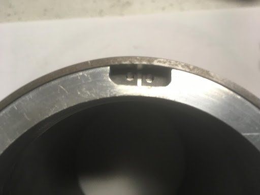 retainer collar inside cylinder