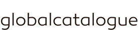 Black “globalcatalogue” wordmark on a white background