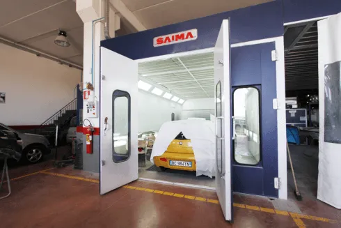 cabina di verniciatura