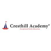 Cresthill Academy logo with a red-and-blue sailboat icon and the tagline “Exceptional Early Education”