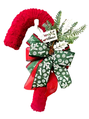 Red cane wreath