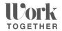 Work Together logo in gray, stylized lowercase text on a white background