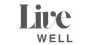 Live Well logo in gray and black text on a white background