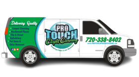 Pro Touch Carpet Cleaning Van