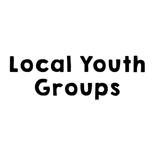 A logo for local youth groups on a white background.