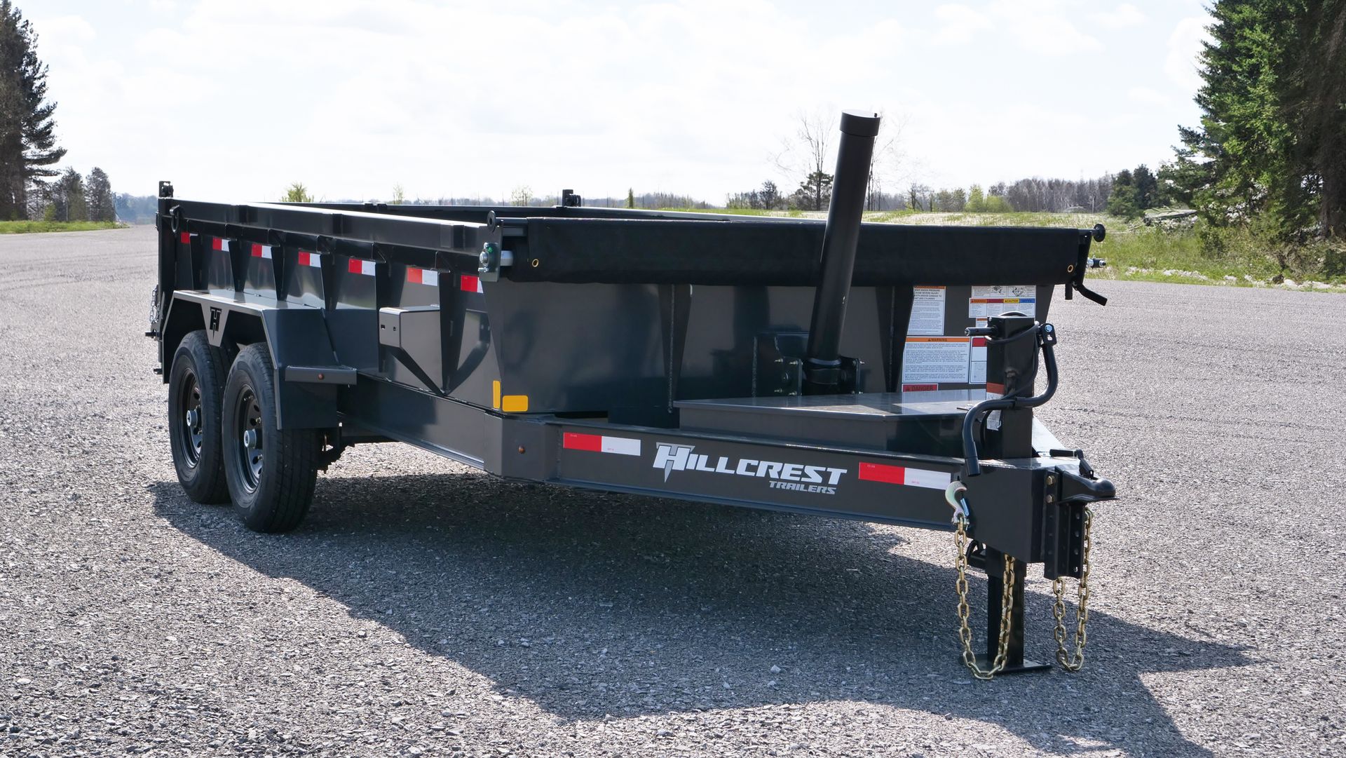 Gooseneck Dump Trailer Hillcrest Trailers