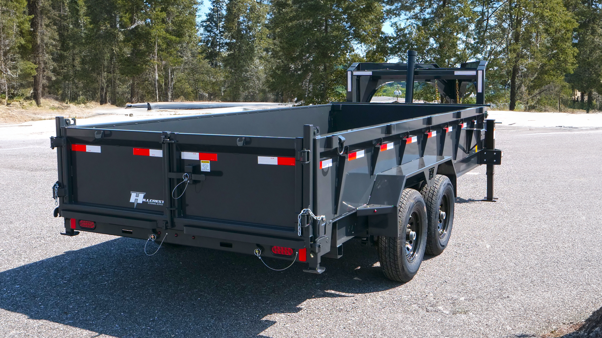 Gooseneck Dump Trailer Hillcrest Trailers