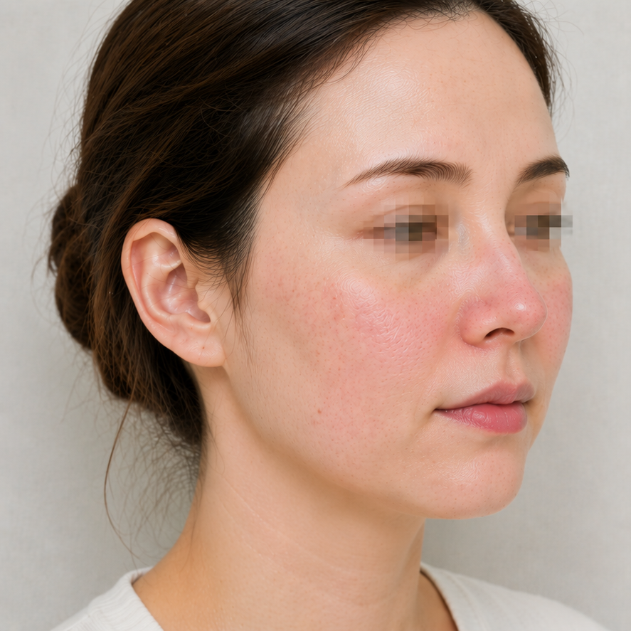 Before-treatment image placeholder — replace with a Newline Clinic approved vascular-laser image