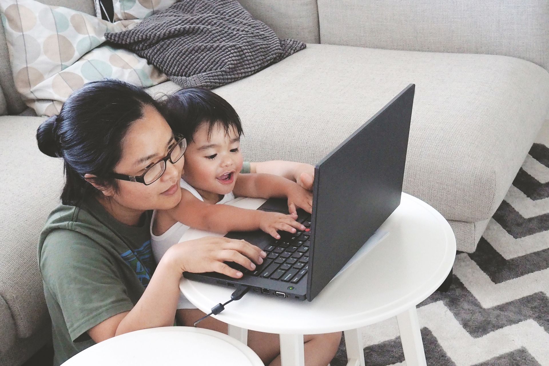 Mom Working From Home — Middle Park, QLD — AA All Appliances Rental