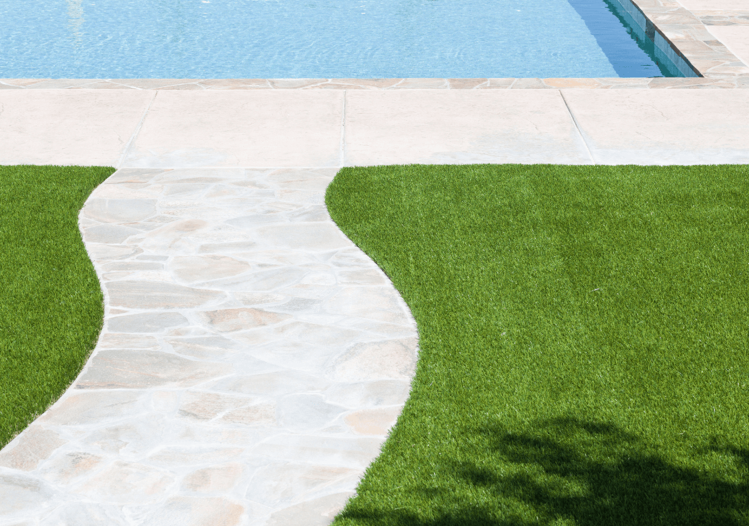 Pool Deck artificial lawn in Melbourne, FL