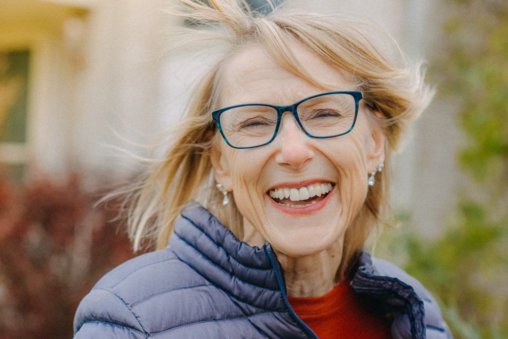 Smiling Senior Woman — Little Rock, AR — Heathman Family Dental