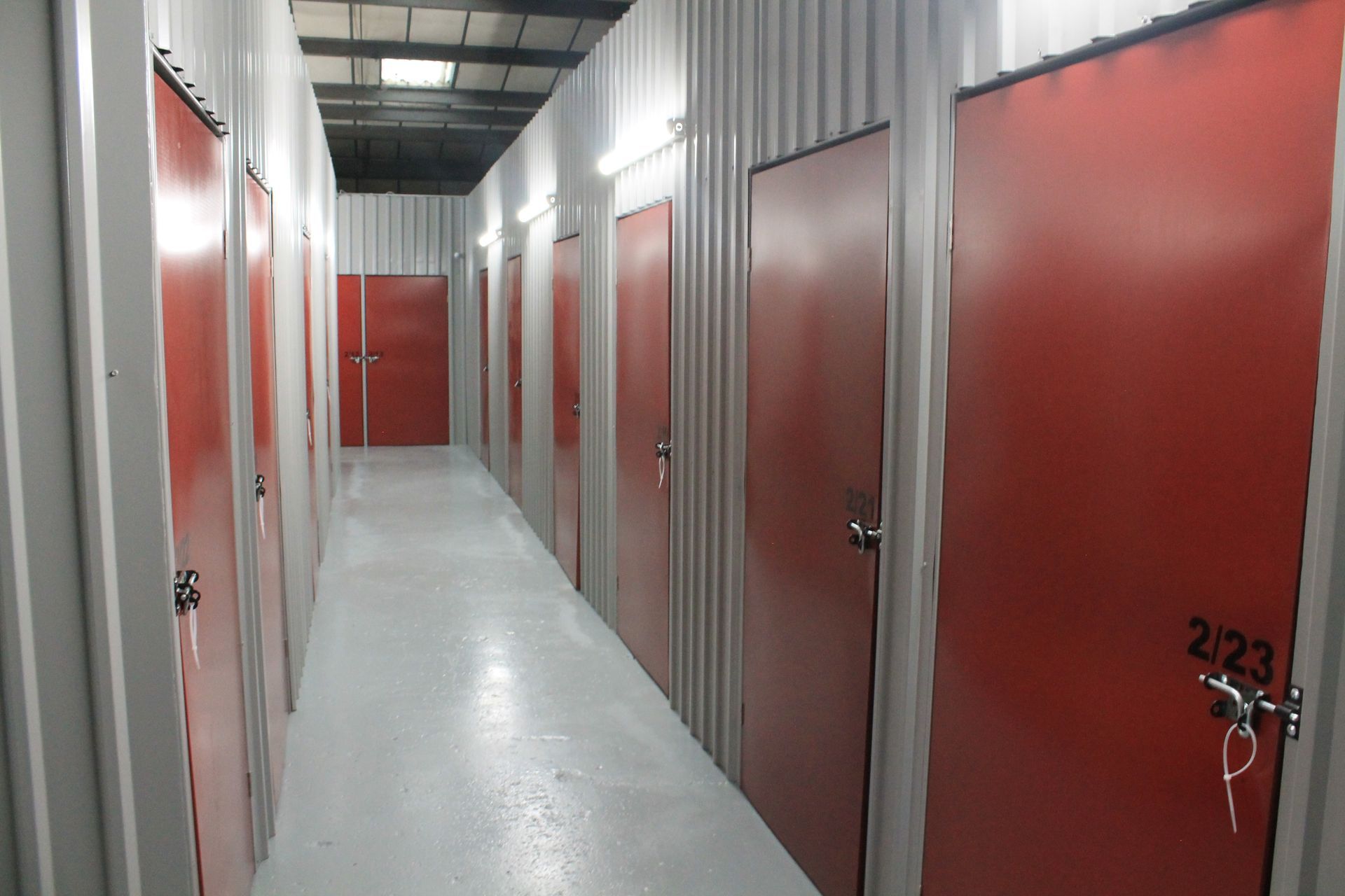 Indoor secure self and storage