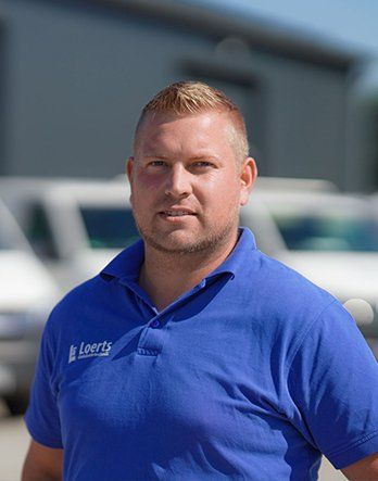 Portrait eines Mitarbeiters der Firma Loerts