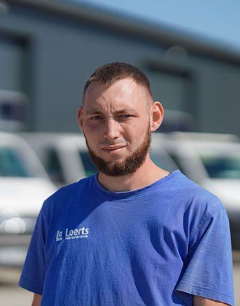 Portrait eines Mitarbeiters der Firma Loerts
