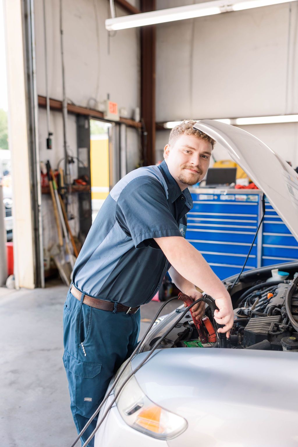 Mechanic working on a car engine | Stephen's Automotive