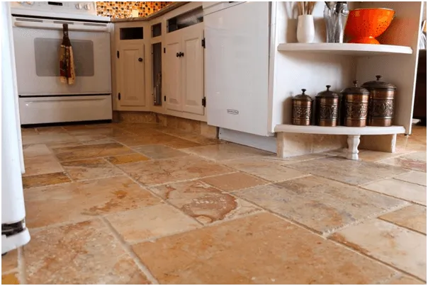 Image Depicting A kitchen area with Tiles From Sinotile.