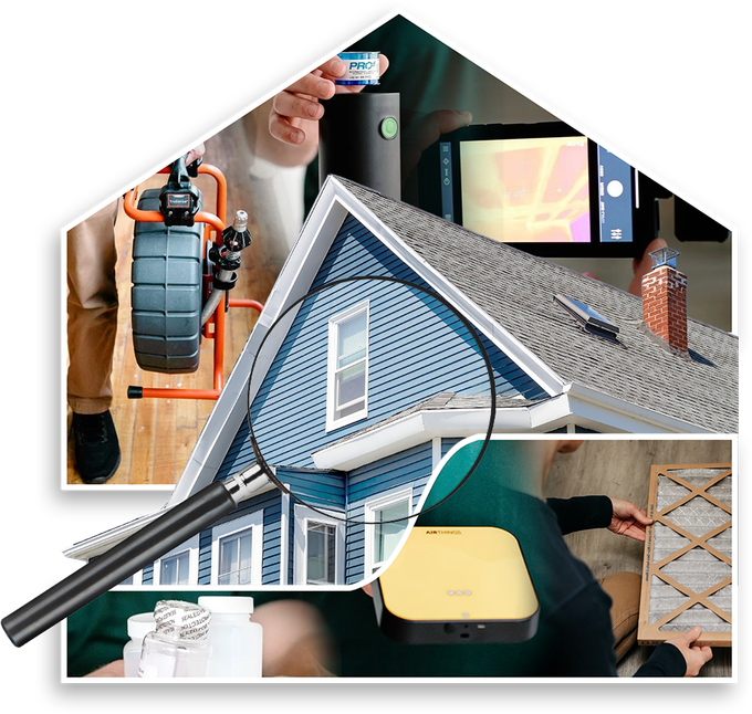 Elevate Inspection Group team inspecting a home in Michigan, showcasing professional home inspection services