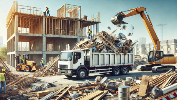 Construction debris removal