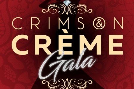 A poster for the crimson and creme gala