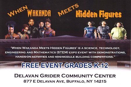 A poster for the delavan grider community center