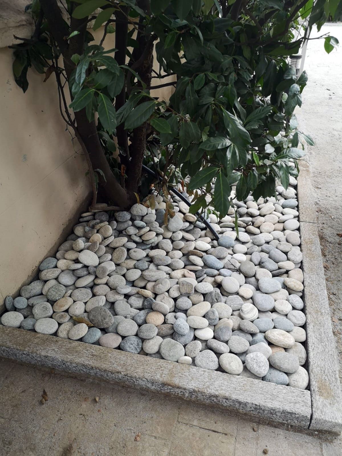 lavorazione aiuole con pietre 02
